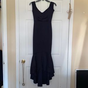 Fishtail Long Evening Off Shoulder Party Dress